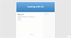 Desktop Screenshot of cookingwithsin.wordpress.com