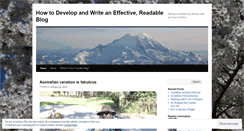 Desktop Screenshot of effectivereadableblog.wordpress.com