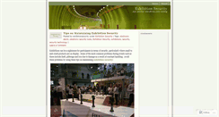 Desktop Screenshot of exhibitionsecurity.wordpress.com