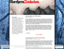 Tablet Screenshot of northernisolation.wordpress.com