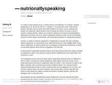 Tablet Screenshot of nutrionallyspeaking.wordpress.com