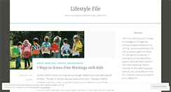 Desktop Screenshot of lifestylefile.wordpress.com
