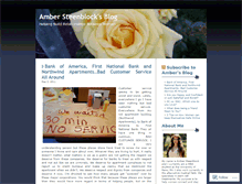 Tablet Screenshot of ambernsteenblock.wordpress.com