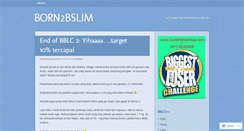 Desktop Screenshot of born2bslim.wordpress.com