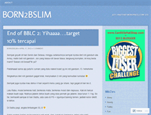 Tablet Screenshot of born2bslim.wordpress.com