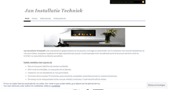 Desktop Screenshot of janinstallatietechniek.wordpress.com
