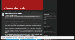 Desktop Screenshot of leiturasdeteatro.wordpress.com