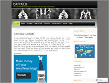 Tablet Screenshot of cattails.wordpress.com