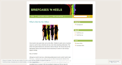 Desktop Screenshot of briefnheels.wordpress.com