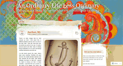 Desktop Screenshot of anordinarylifelessordinary.wordpress.com