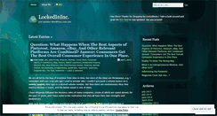 Desktop Screenshot of lockedininc.wordpress.com