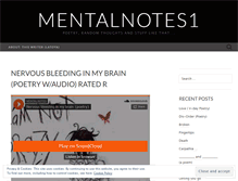 Tablet Screenshot of mentalnotes1.wordpress.com