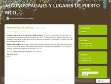 Tablet Screenshot of lugarespuertorico.wordpress.com