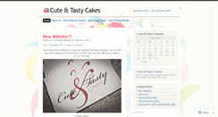 Desktop Screenshot of cutetastycakes.wordpress.com