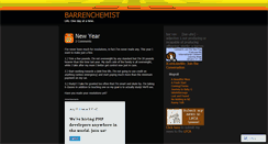 Desktop Screenshot of barrenchemist.wordpress.com