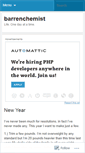 Mobile Screenshot of barrenchemist.wordpress.com