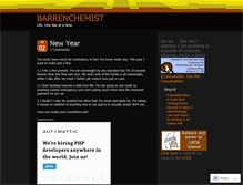 Tablet Screenshot of barrenchemist.wordpress.com