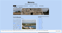 Desktop Screenshot of minorica.wordpress.com