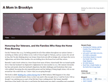 Tablet Screenshot of amominbrooklyn.wordpress.com