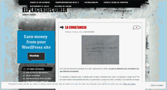 Desktop Screenshot of elplacerdecomer.wordpress.com