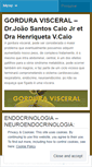 Mobile Screenshot of gorduravisceral.wordpress.com