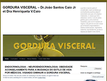 Tablet Screenshot of gorduravisceral.wordpress.com