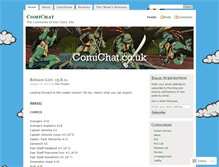 Tablet Screenshot of comichat.wordpress.com