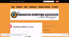 Desktop Screenshot of farmingtondowntownassociation.wordpress.com
