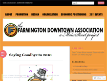 Tablet Screenshot of farmingtondowntownassociation.wordpress.com