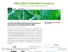 Tablet Screenshot of ems14001procedure.wordpress.com