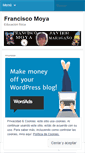 Mobile Screenshot of fcomoya08.wordpress.com