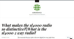 Desktop Screenshot of corina4412.wordpress.com
