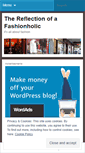 Mobile Screenshot of mdia5003fashionista.wordpress.com