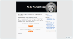 Desktop Screenshot of andywarholshoes.wordpress.com