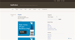 Desktop Screenshot of bwfiction.wordpress.com