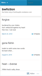 Mobile Screenshot of bwfiction.wordpress.com