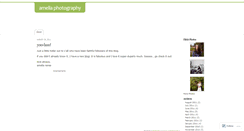 Desktop Screenshot of ameliaphotography.wordpress.com