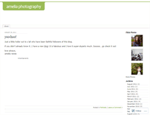 Tablet Screenshot of ameliaphotography.wordpress.com