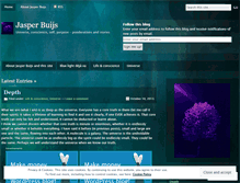 Tablet Screenshot of jasperbuijs.wordpress.com