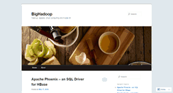 Desktop Screenshot of bighadoop.wordpress.com