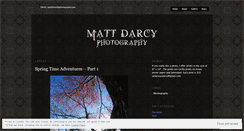 Desktop Screenshot of mattdarcyphotography.wordpress.com