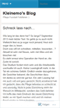 Mobile Screenshot of kleinemo.wordpress.com