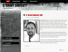 Tablet Screenshot of cgendicott.wordpress.com