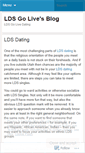 Mobile Screenshot of ldsgolive.wordpress.com