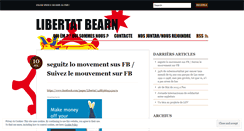 Desktop Screenshot of libertatbearn.wordpress.com