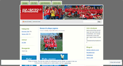 Desktop Screenshot of hukhaandbold.wordpress.com