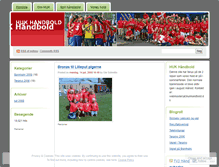 Tablet Screenshot of hukhaandbold.wordpress.com