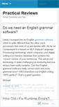 Mobile Screenshot of practicalreviews.wordpress.com