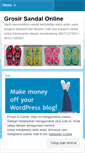 Mobile Screenshot of grosirsandalonline.wordpress.com