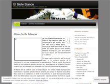 Tablet Screenshot of elsieteblanco.wordpress.com